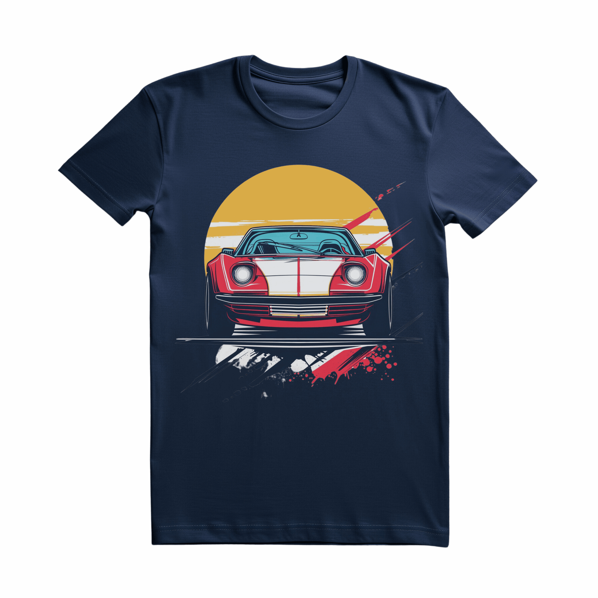 Classic Car Oversized T-Shirt - TeeDrobe